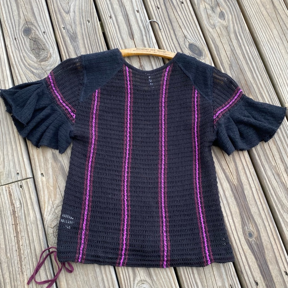 Free People Babes Only Striped Round Neck Knit Top - Picture 9 of 11